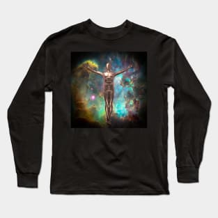 Droid ascension in vivid space Long Sleeve T-Shirt